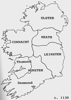 Mapa Hrabstw Irlandzkich